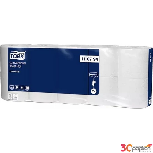 Toalettpapír T4 rendszer 2 2 rétegű 12,5cm átmérő Universa TORK fehér