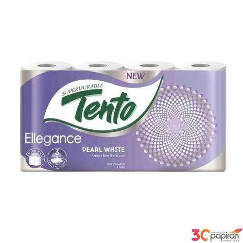 Toalettpapír TENTO Ellegance 3 rétegű, 8 tekercses, 150lap