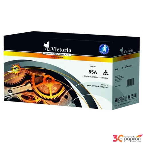 Toner Victoria 85A fekete HP Nr.85A 1,6K, 1600old.