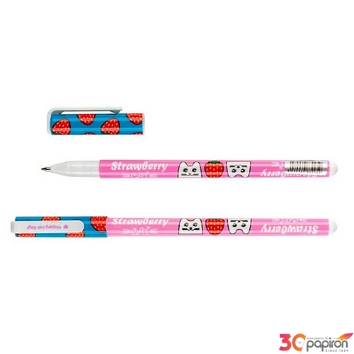 Toll Centrum Fancy 0,7mm Macska, eper golyóstoll, 83995