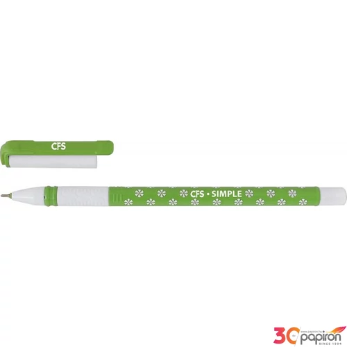 Toll CFS - Cool for School Simple 0,7mm kupakos golyóstoll Papiron, kék színű tinta