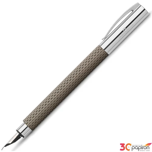 Faber-Castell töltőtoll Ambition -M- opart black sand 147050