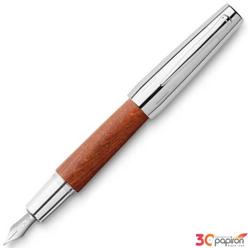 Faber-Castell töltőtoll E-motion -EF- barna körtefa test 148202