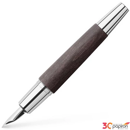 Faber-Castell töltőtoll E-motion -EF- fekete körtefa test 148222