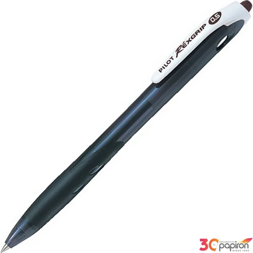 Toll golyós 0,21 Pilot Rexgrip EF nyomógombos fekete Írószerek PILOT BRG-10EF-BB-BG
