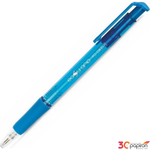 Toll golyós 0,4 Flexoffice EasyGrip nyomógombos kék Írószerek FLEXOFFICE FO-08BLUE