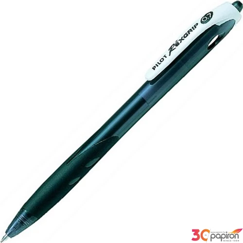 Toll golyós 0,27 Pilot Rexgrip nyomógombos fekete Írószerek PILOT BRG-10F-BB-BG