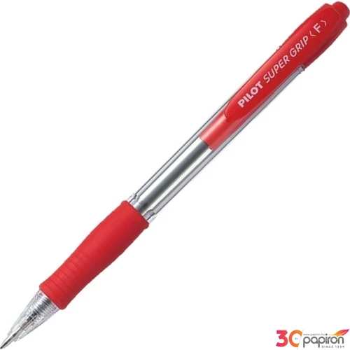 Toll golyós 0,27 Pilot Super Grip nyomógombos piros Írószerek PILOT BPGP-10R-F-R