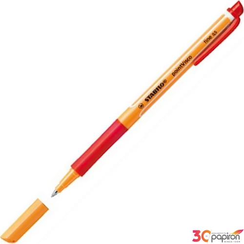 Toll roller 0,5 Stabilo PointVisco gyorsan száradó tinta piros Írószerek STABILO 1099/40