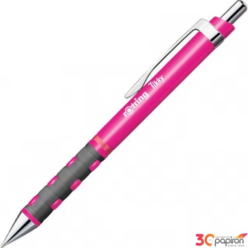 Toll Rotring Tikky nyomógombos golyóstoll neon pink