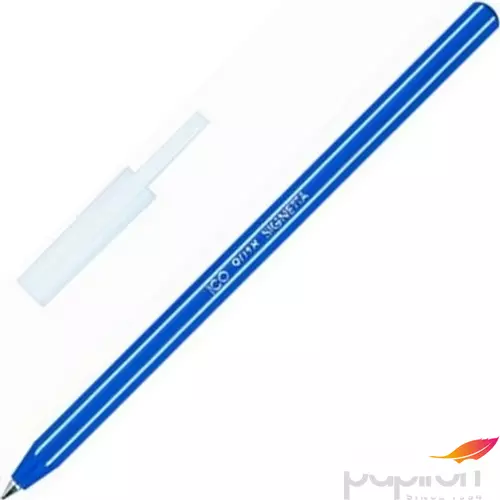 Toll Signetta ICO kék C 0,7mm kupakos golyósirón kék szín eldobható toll írószer