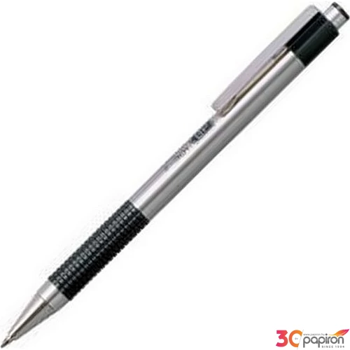 Toll Zebra F-301 0,7mm fekete tolltest/kék színű tinta nyomógombos golyóstoll Tollbetét: F-07