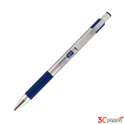 Toll Zebra F-301 0,7mm C kék tolltest/kék színű tinta nyomógombos golyóstoll Tollbetét: F-07