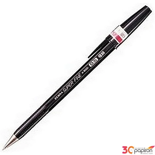 Toll Zebra H-8000 Super Fine fekete 0,5mm kupakos golyóstoll