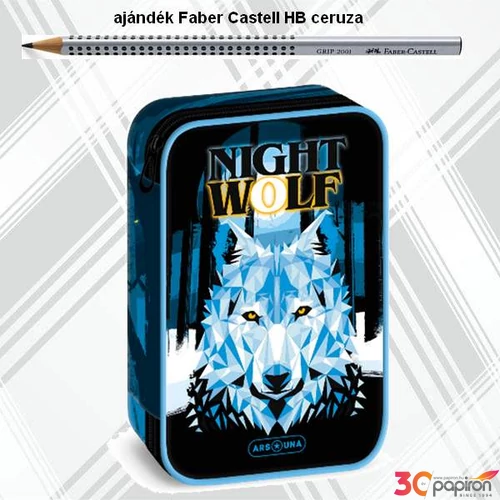 Tolltartó többszintes Ars Una Nightwolf Farkas (5257) 23 54950924 nagyméretű írószertartókkal plu