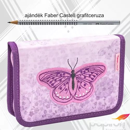Tolltartó Belmil kihajtható 21 Classy Shiny Butterfly 335-74 Pencil Case 14x20,5x3,5cm