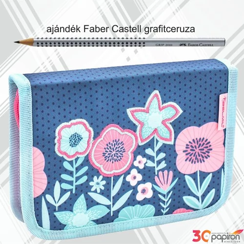 Tolltartó Belmil kihajtható 21 Customize-Me Floral 335-74 Pencil Case 14x20,5x3,5cm