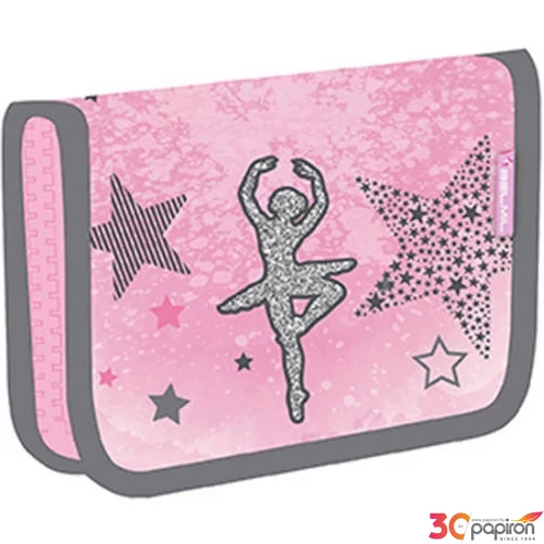 Tolltartó Belmil kihajtható Cube Pink Ballerina-Balerínás 335-72 Pencil Case 14x20,5x3,5cm