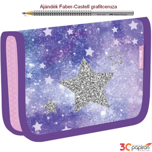 Tolltartó Belmil kihajtható CSILLAGOS 335-74 Pencil Case 14x20,5x3,5cm