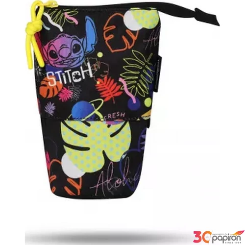 Tolltartó Mona egyterű Stitch Black üres,