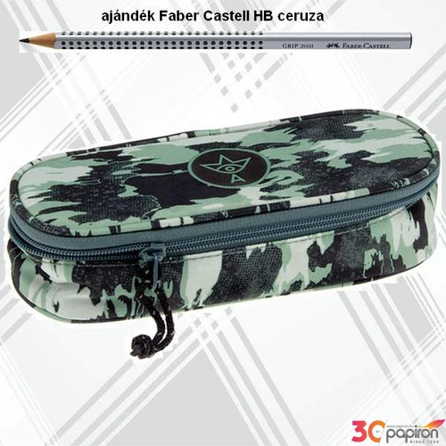 Tolltartó Ars Una nagy 23'' nagy Cover (5146) 22 zöld terepminta 54941465 prémium minőség bedobós kollekc