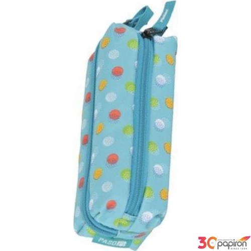 Tolltartó Paso hengeres menta zöld pöttyös 22x8x5 60g kollekció Paso