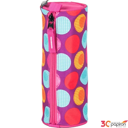 Tolltartó Paso hengeres pink 22x8 40g pink pöttyös kollekció Paso