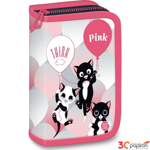 Tolltartó Ars Una töltött 23' Think Pink - cicás 93577748 Minőségi írószerekkel töltött k