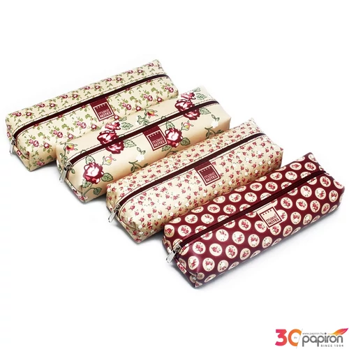 Tolltartó Make Notes hengeres apró rózsa mintás romantik 25 x 6,5 Make Notes