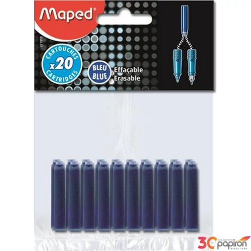 Töltőtoll patron Maped kék színű 20db Írószerek MAPED 221910