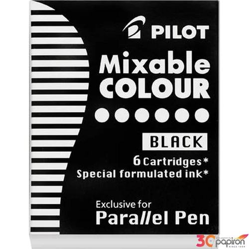 Töltőtoll patron Pilot Parallel Pen fekete 6db Írószerek PILOT IC-P3-S6-B