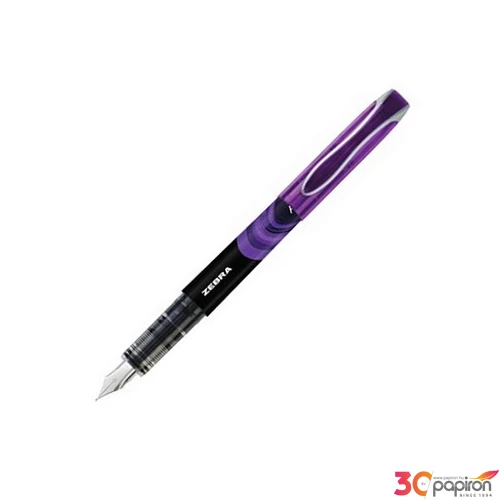 Töltőtoll Zebra 0,6 mm, Fountain pen, lila