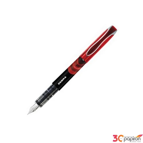 Töltőtoll Zebra 0,6 mm, Fountain pen, piros