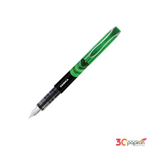 Töltőtoll Zebra 0,6 mm, Fountain pen, zöld