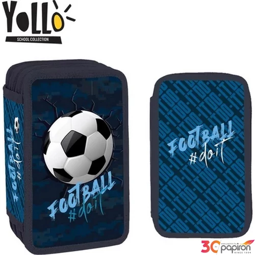 Töltött tolltartó 3 emeletes Football #do it 