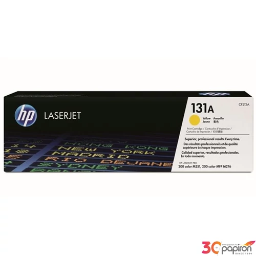 Toner HP CF212A színes, 131A sárga, 1, 8k LaserJet Pro 200 M276N géphez