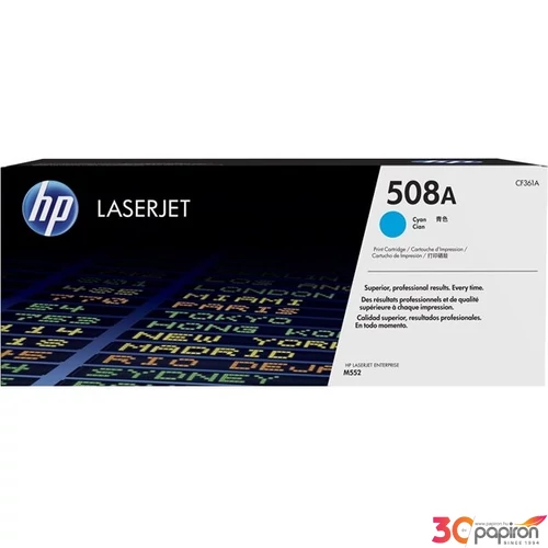Toner HP CF361A színes,508A kék 5k Color LaserJet Enterprise M552, M553 gép