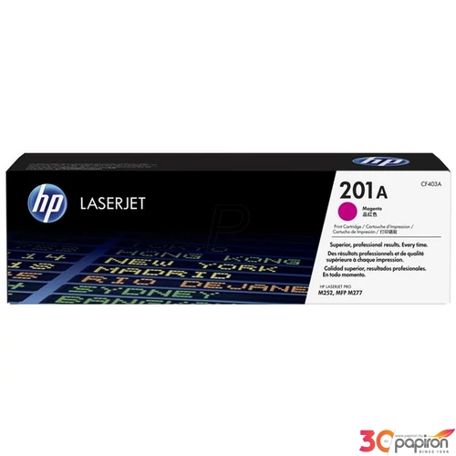 Toner HP CF403A színes, 201A vörös1,4k Color LaserJet Pro M252,M277 géphez