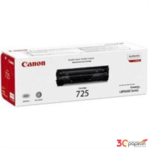 Toner lézer Canon lézer CCRG725 fekete 1.6k Canon