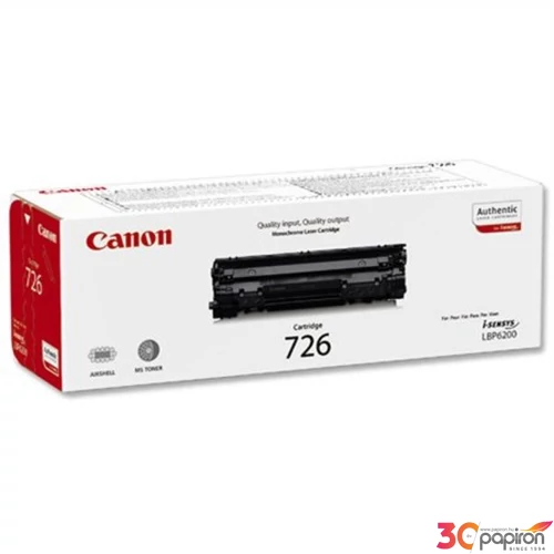 Toner lézer Canon lézer CCRG726 fekete 2.1k Canon
