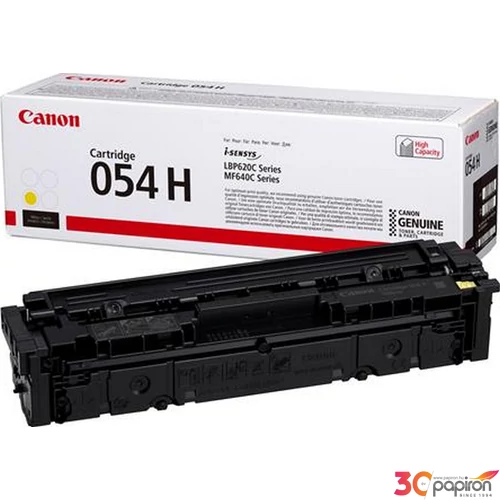Toner lézer Canon lézer, CRG-054 sárga, 2,3k