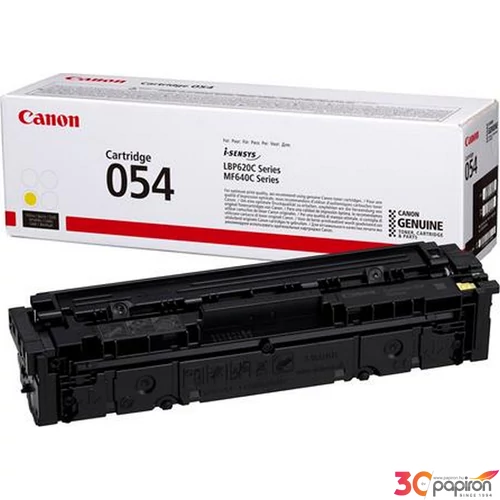 Toner lézer Canon lézer, CRG-054 sárga, 1,2k