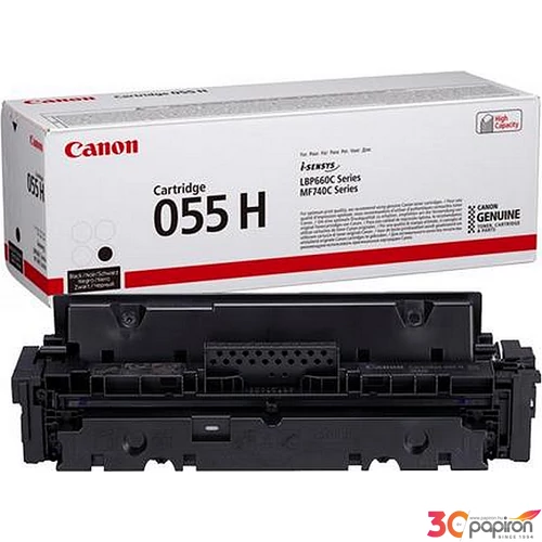 Toner lézer Canon lézer, CRG-055 fekete, 7,6k