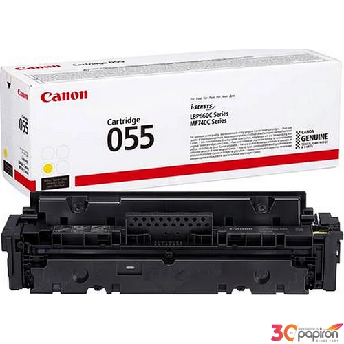 Toner lézer Canon lézer, CRG-055 sárga, 2,1k