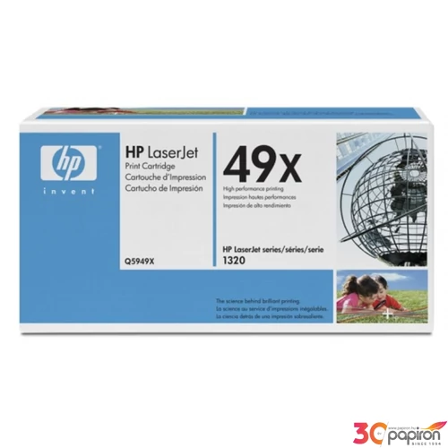 Toner lézer HP5949X Q5949X fekete 6k HP