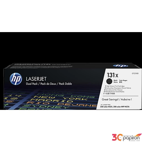Toner lézer HP CF210XD fekete dupla 2,4k No.131X