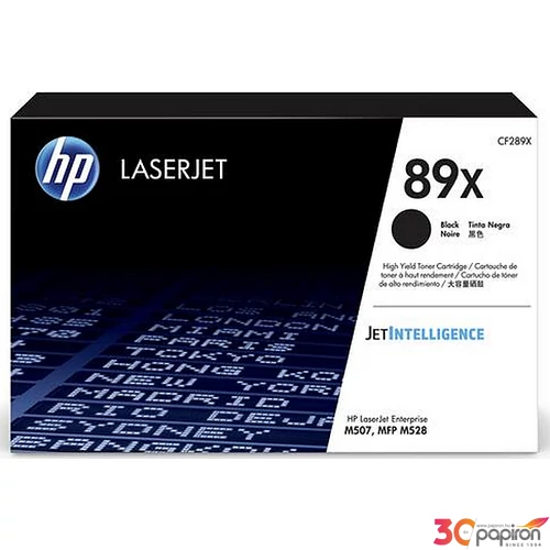 Toner lézer HP lézer, CF289X HP 89X, fekete, 10k