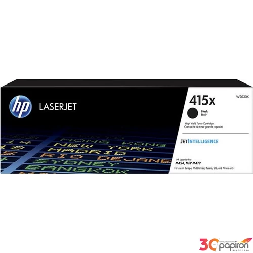 Toner lézer HP lézer, W2030X HP 415X, fekete, 7,5k