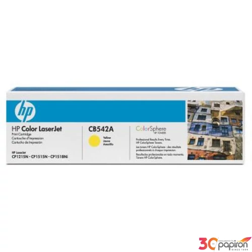 Toner lézer HPCB542A CB542A sárga 1.4k HP