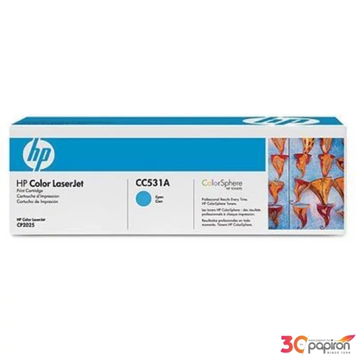 Toner lézer HPCC531A CC531A kék 2.8k HP